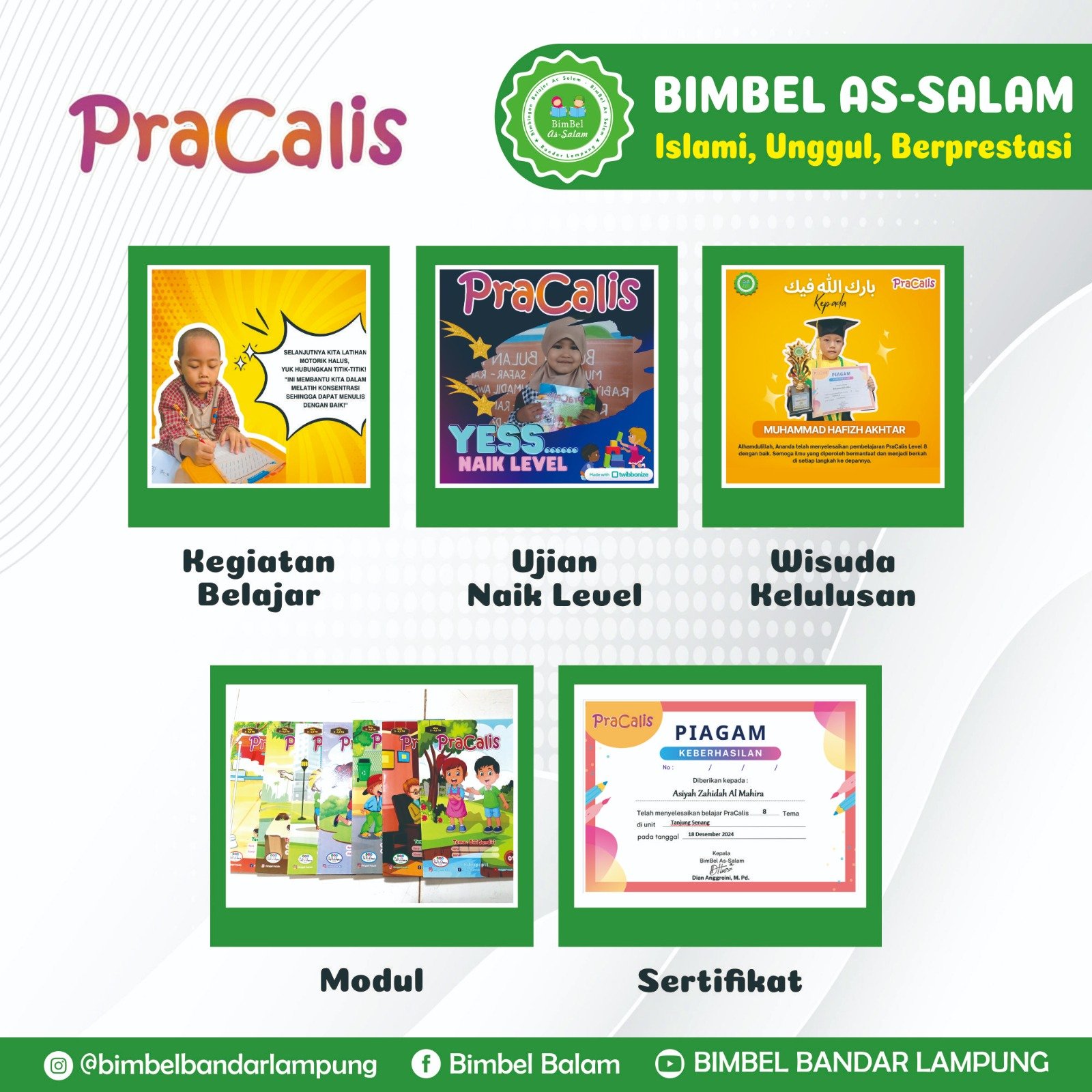 Program PraCalis – Persiapan Membaca, Menulis & Berhitung