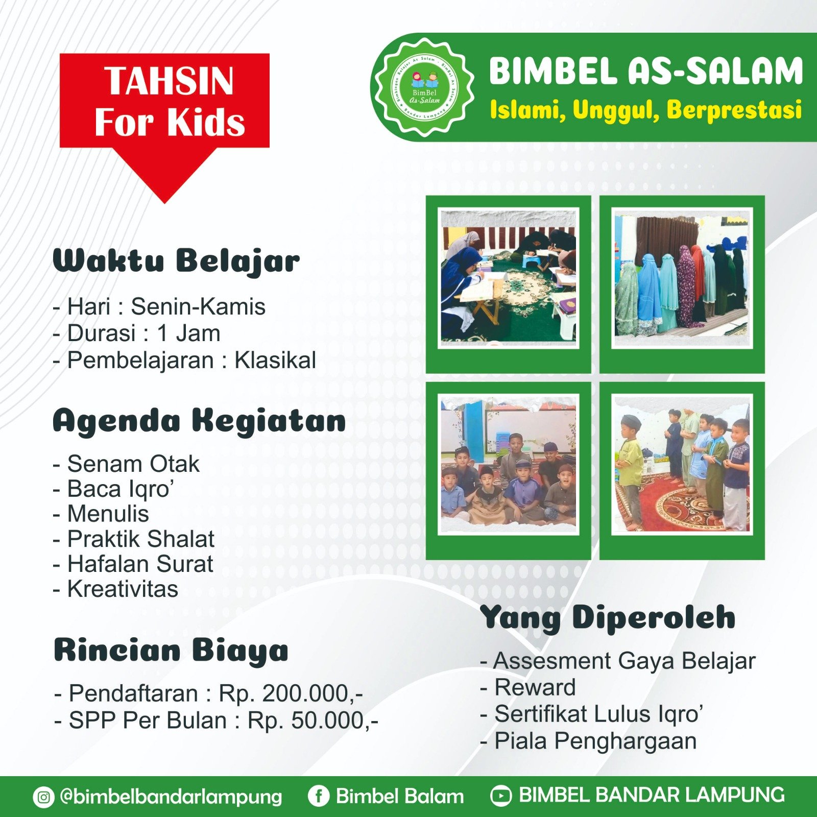 Program Tahsin for Kids